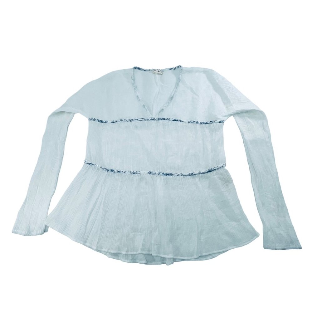 Hem & Thread - White Blouse‎ - Small